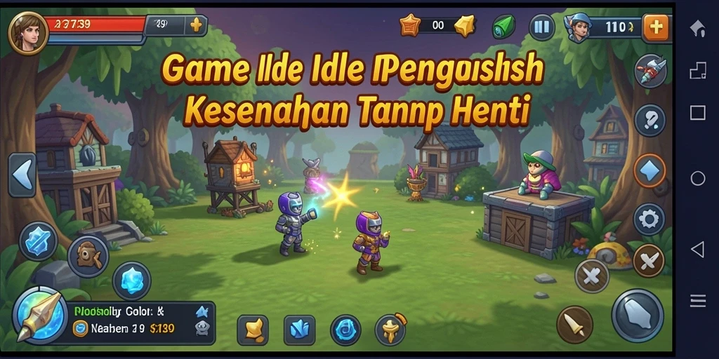 Tampilan gameplay 2739 dengan kemajuan Idle yang menakjubkan.