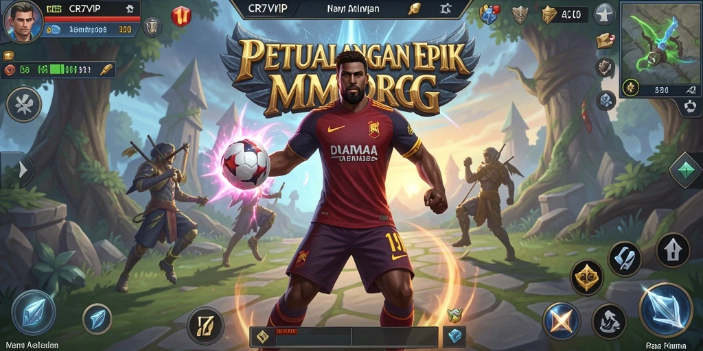 Tampilan menakjubkan dari gameplay epik di CR7VIP.