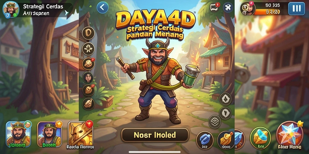 Tampilan gameplay DAYA4D yang menegangkan dan strategis.