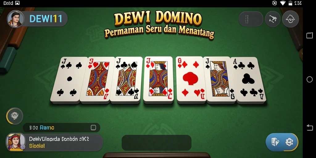 Tampilan menarik dari gameplay DEWI11 yang menegangkan.