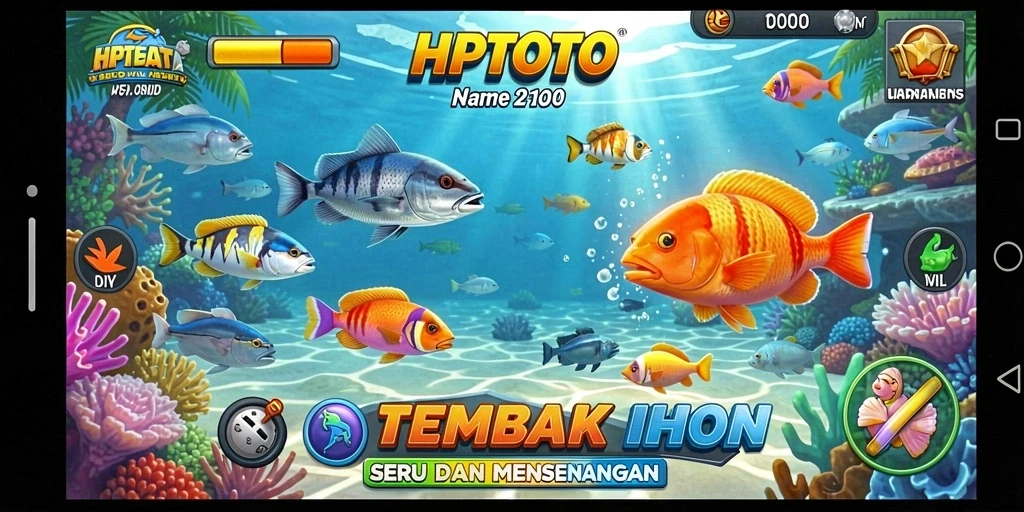 Tampilan intens gameplay Tembak Ikan HPTOTO yang menegangkan.