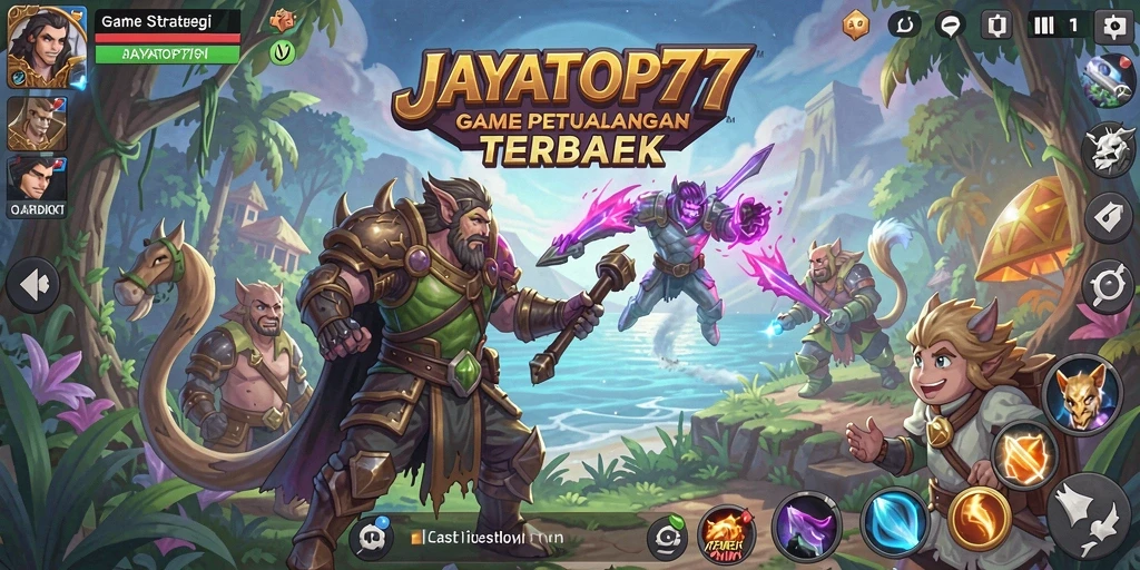 Tampilan gameplay yang menarik dari JAYATOP77 dengan strategi mendalam.