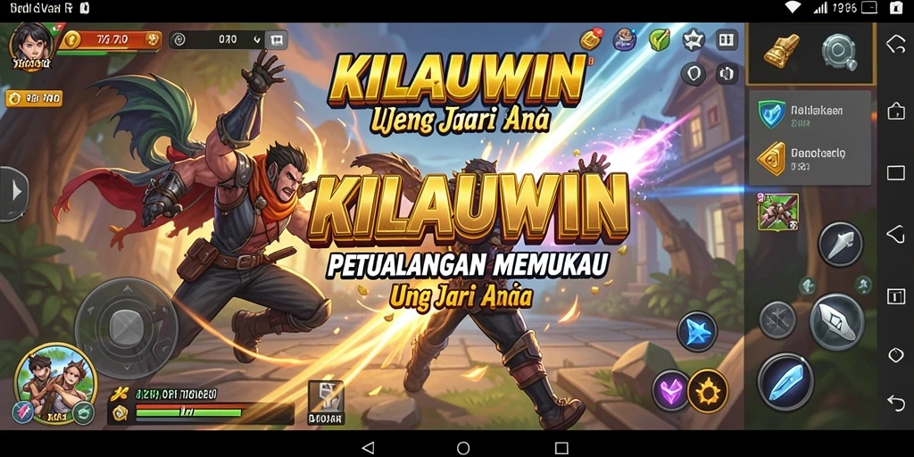 Tangkapan layar gameplay aksi KILAUWIN yang menarik dan penuh tantangan.