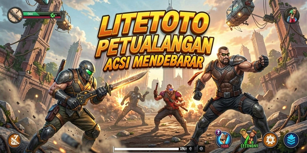 Gameplay seru LITETOTO dengan aksi mendebarkan di setiap level.