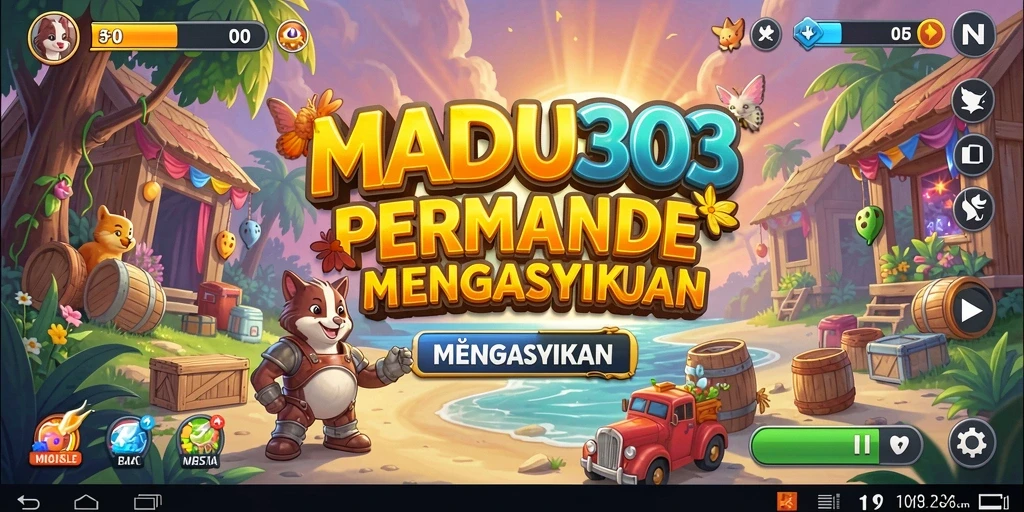 Tampilan gameplay menarik dari MADU303 yang penuh aksi.