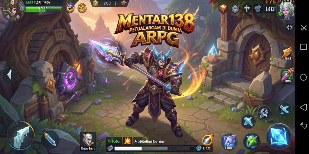 Screenshot gameplay MENTARI138 dengan aksi pertarungan yang dinamis.