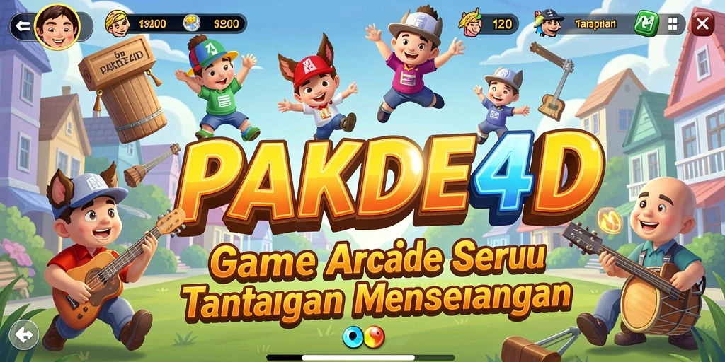 Screenshot PAKDE4D menunjukkan gameplay Arcade yang mengasyikkan dan penuh aksi.