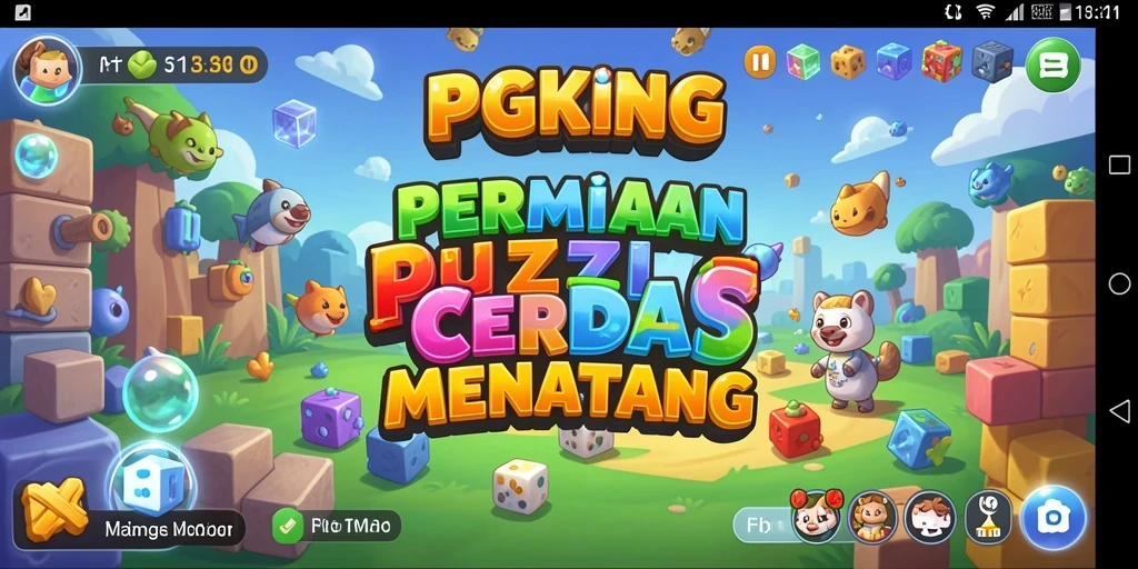 Screenshot PGKING menampilkan gameplay menantang yang mengasah otak.