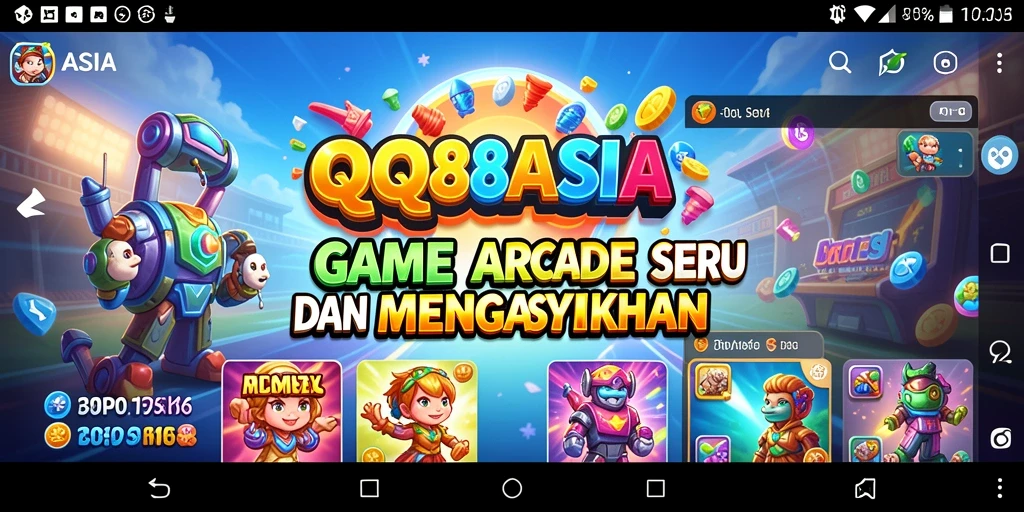 Tampilan menakjubkan dari gameplay QQ88ASIA dengan aksi Arcade yang seru.