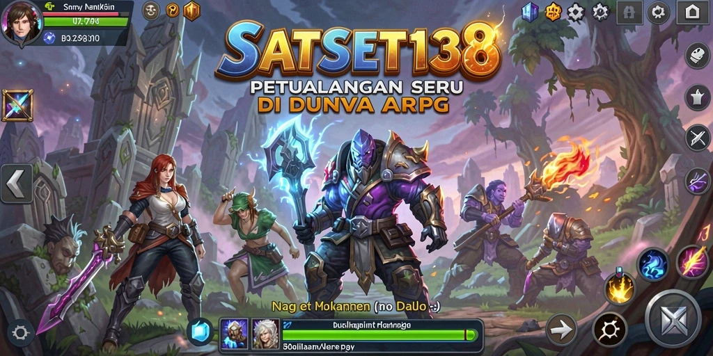 Tampilan gameplay menegangkan dalam SATSET138 dengan karakter beraksi.