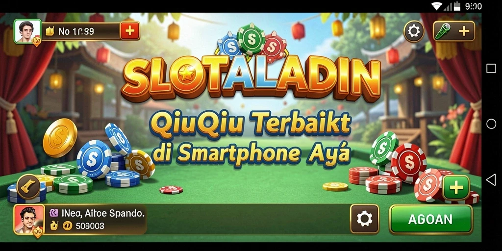 Tangkapan layar gameplay menampilkan momen seru bermain QiuQiu.