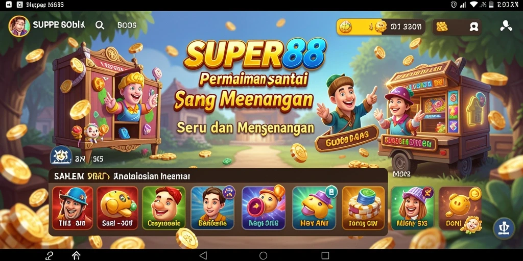 Screenshot gameplay SUPER88 menampilkan keseruan dalam permainan Casual.