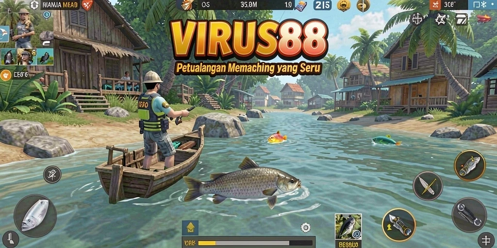 Tangkapan ikan menegangkan di gameplay <strong>VIRUS88</strong>