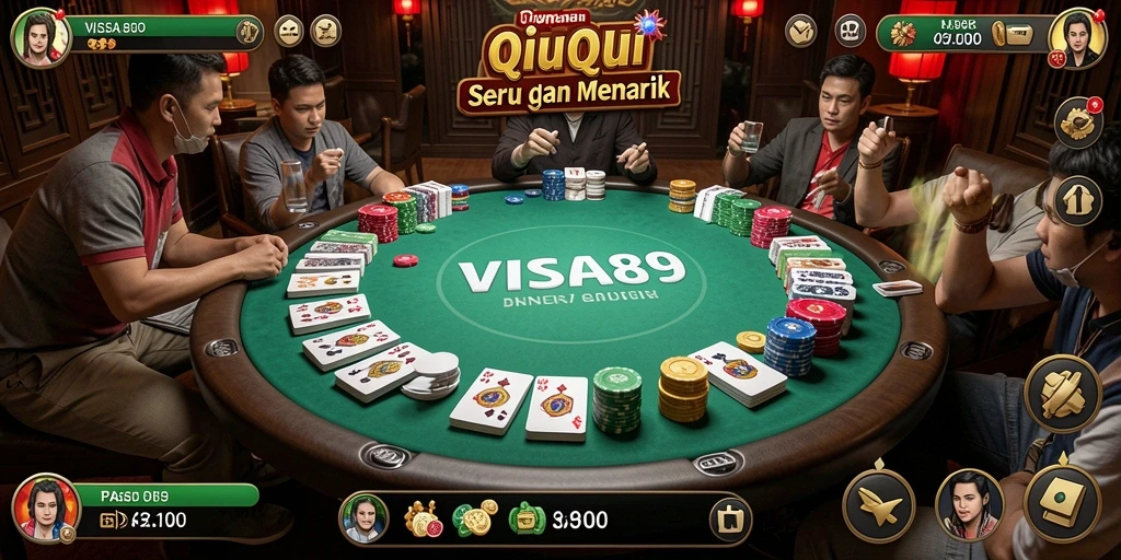 Tampilan gameplay seru di <strong>VISA89</strong> dengan aksi QiuQiu yang mendebarkan.