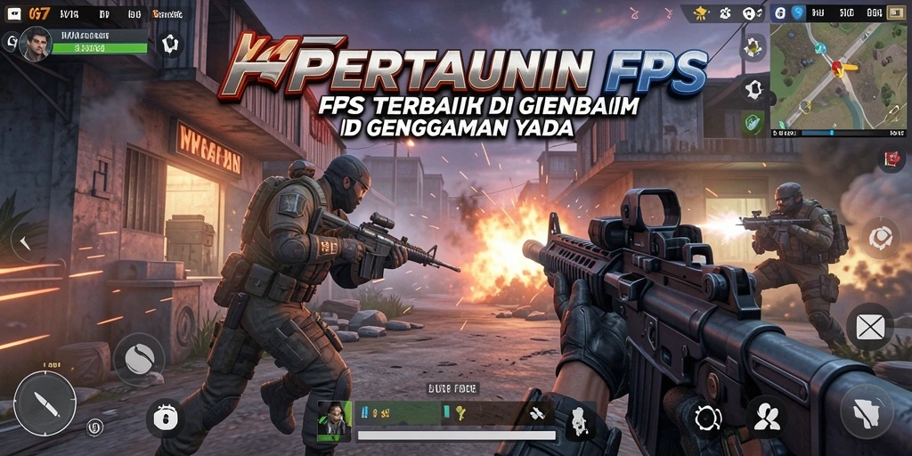 Tampilan gameplay W67 yang mendebarkan dan realistis dalam pertempuran FPS.