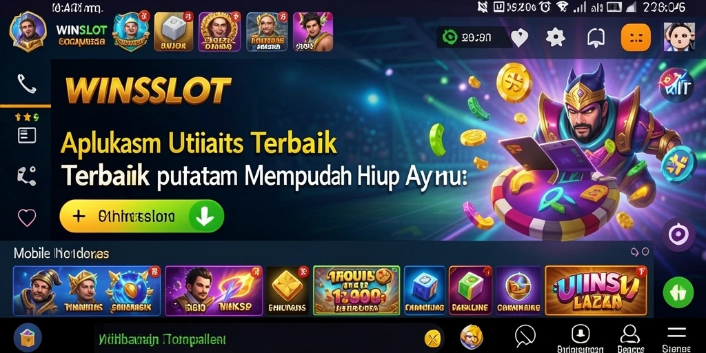 Tampilan antarmuka <strong>WINSLOT</strong> yang sederhana dan fungsional.